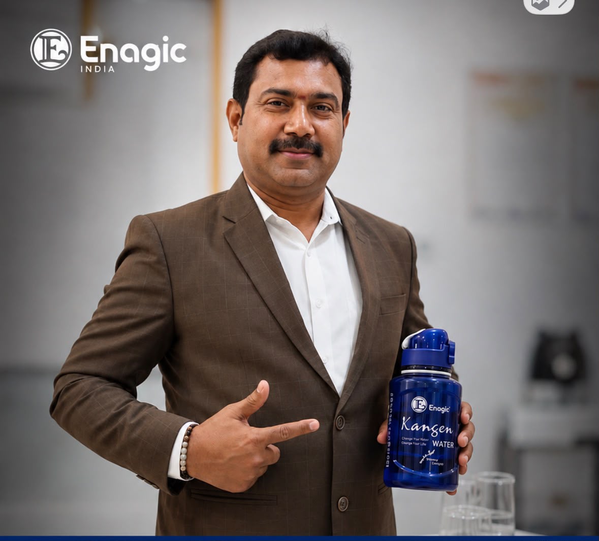 Portrait of Vishnu Vardhan Reddy, Enagic Independent Distributor in Hyderabad